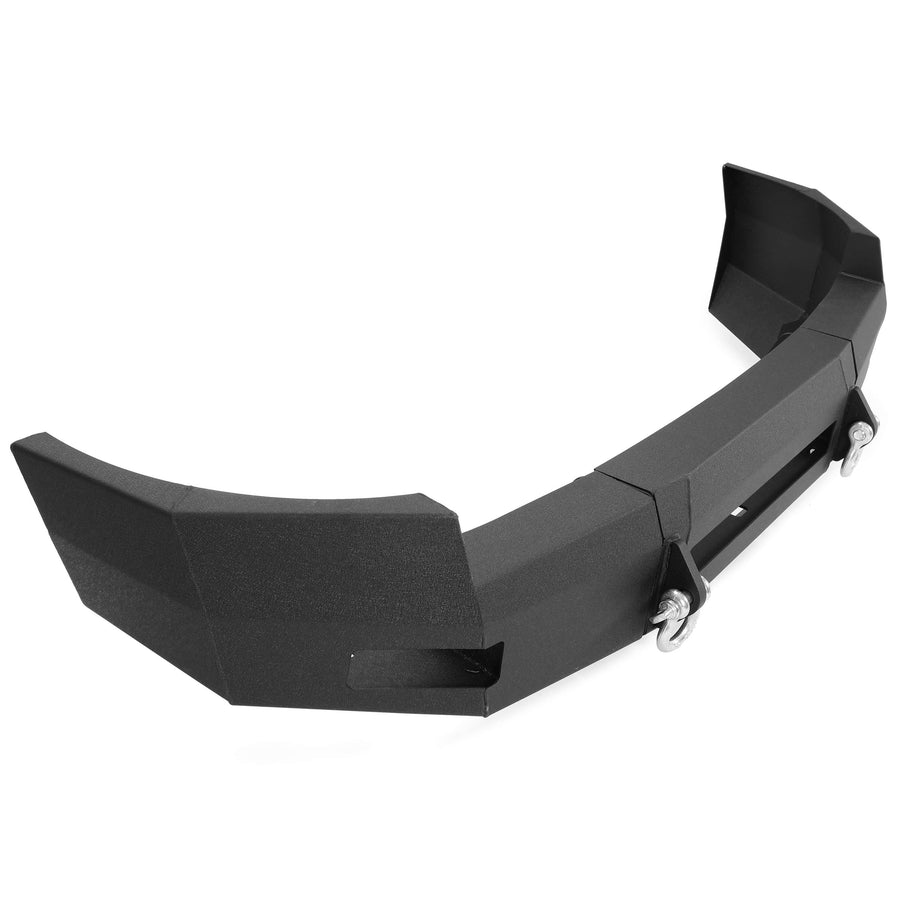 YIKATOO® Front Bumper 3-Pieces with D-Rings Compatible with 2007-2010 Chevrolet Silverado 2500 3500 -junior