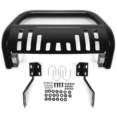 YIKATOO® Electrophoresis Powder Coated Steel Bull Bar with Skid Plate Compatible with 2016-2022 Jeep Renegade -junior