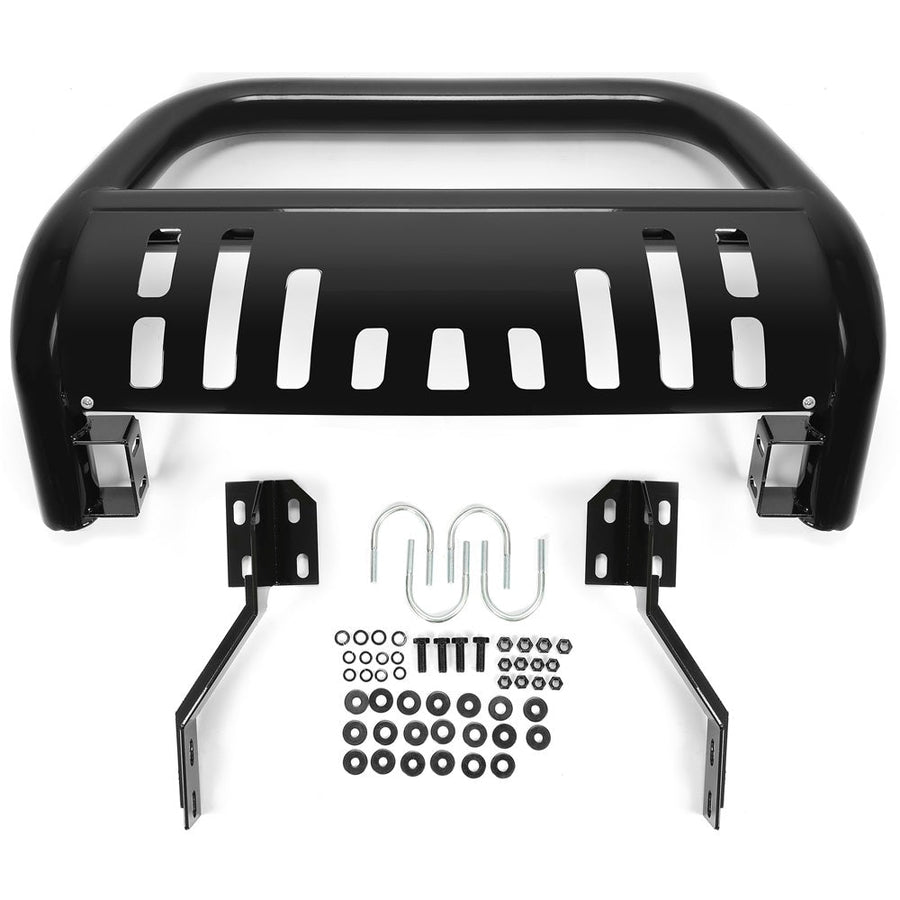 YIKATOO® Electrophoresis Powder Coated Steel Bull Bar with Skid Plate Compatible with 2016-2022 Jeep Renegade -junior