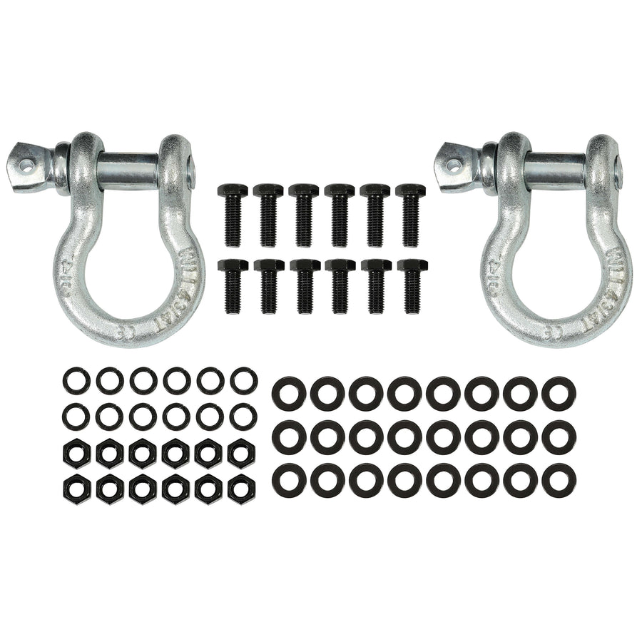 YIKATOO® Front Winch Custom Bumper W/ BullBar D-Rings For 1998-2004 Land Rover Discovery II -junior