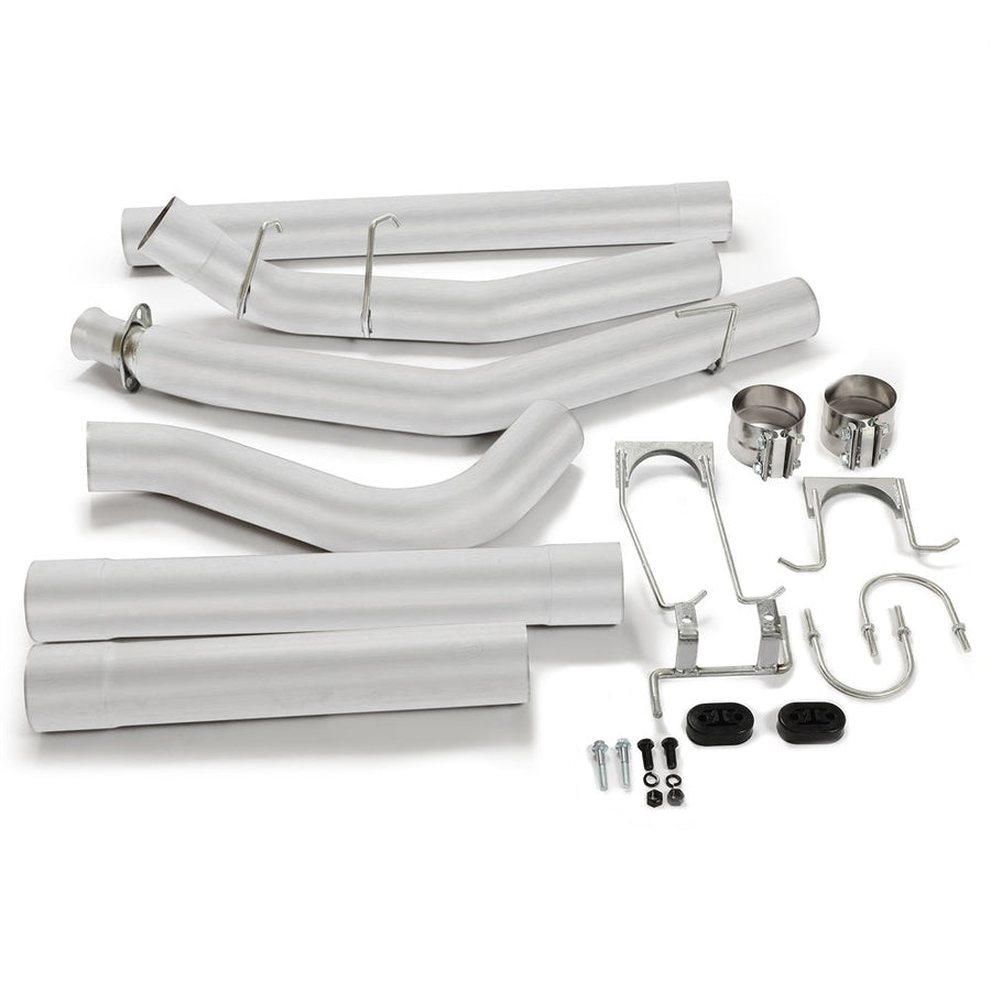 YIKATOO® 4 Inches Turbo Back Downpipe Exhaust System Kit & Bracket For 1994-1997 Ram Cummins 5.9L-junior