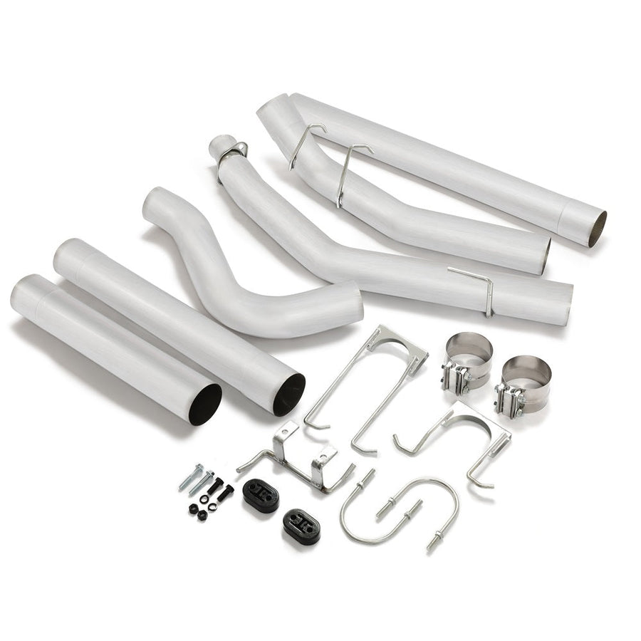 YIKATOO® 4 Inches Turbo Back Downpipe Exhaust System Kit & Bracket For 1994-1997 Ram Cummins 5.9L-junior
