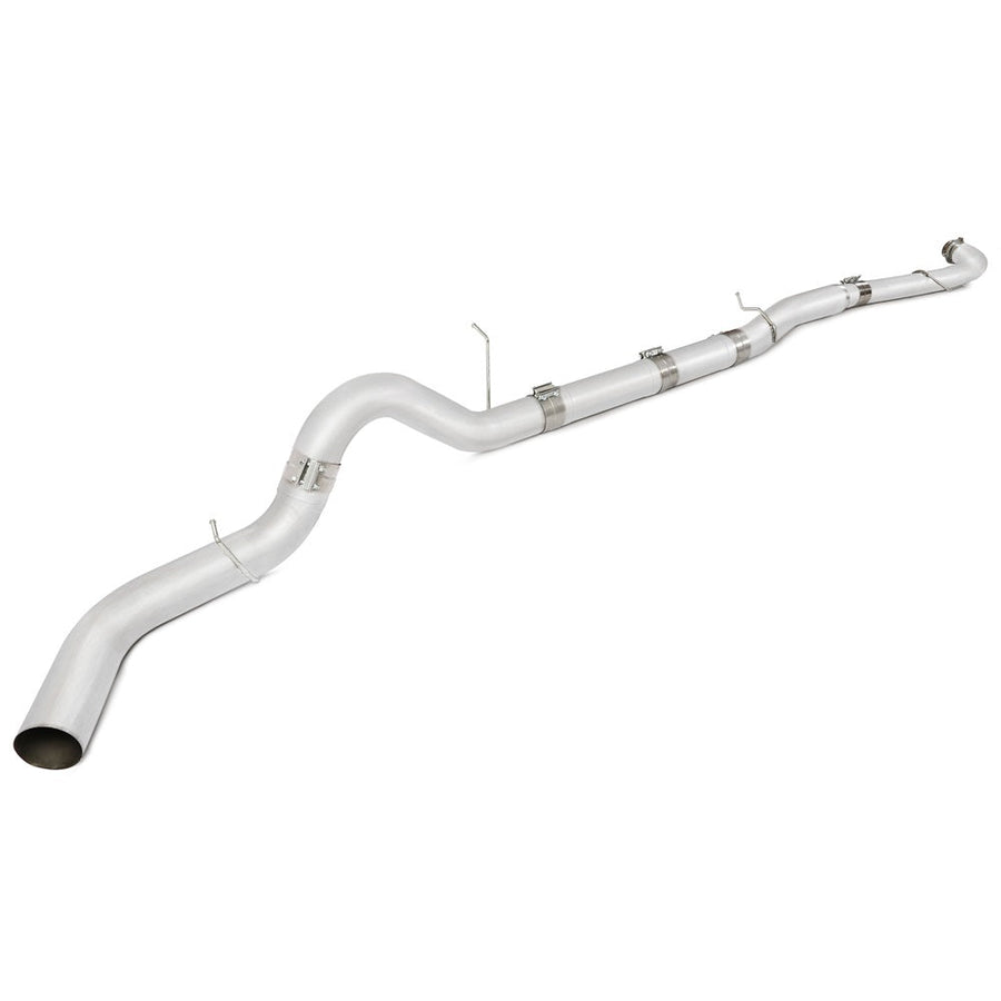 YIKATOO® 5 Inches DOWNPIPE BACK SINGLE ALUMINIZED NO MUFF 2015-2016 Sierra Silverado 2500/3500 6.6L DURAMAX-junior