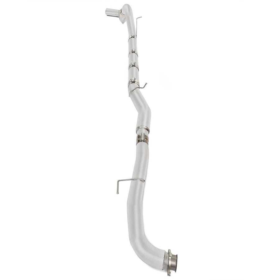 YIKATOO® 5 Inches DOWNPIPE BACK SINGLE ALUMINIZED NO MUFF 2015-2016 Sierra Silverado 2500/3500 6.6L DURAMAX-junior