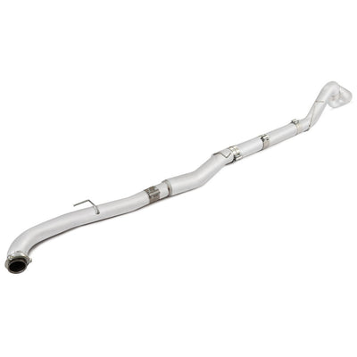 YIKATOO® 5 Inches DOWNPIPE BACK SINGLE ALUMINIZED NO MUFF 2015-2016 Sierra Silverado 2500/3500 6.6L DURAMAX-junior