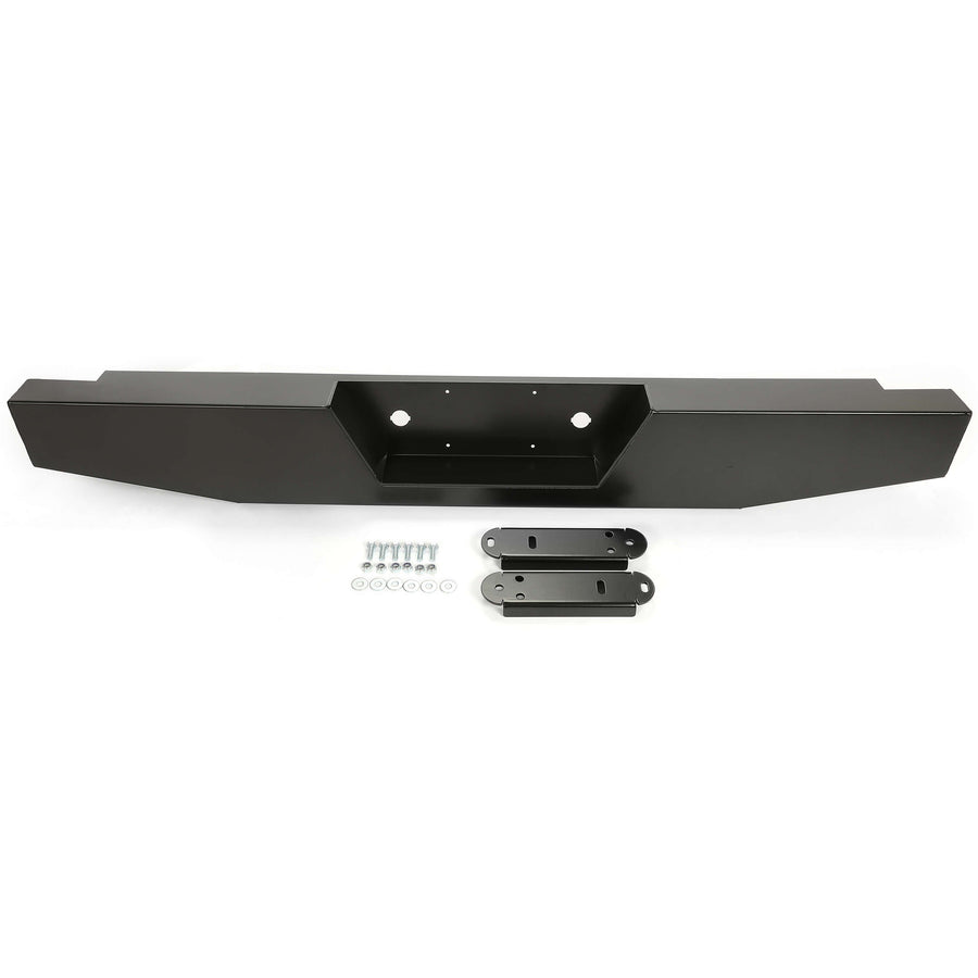 YIKATOO® Full Size Steel Rear Bumper For 1973-1997 Ford F150 F250 F350 F-Series -junior