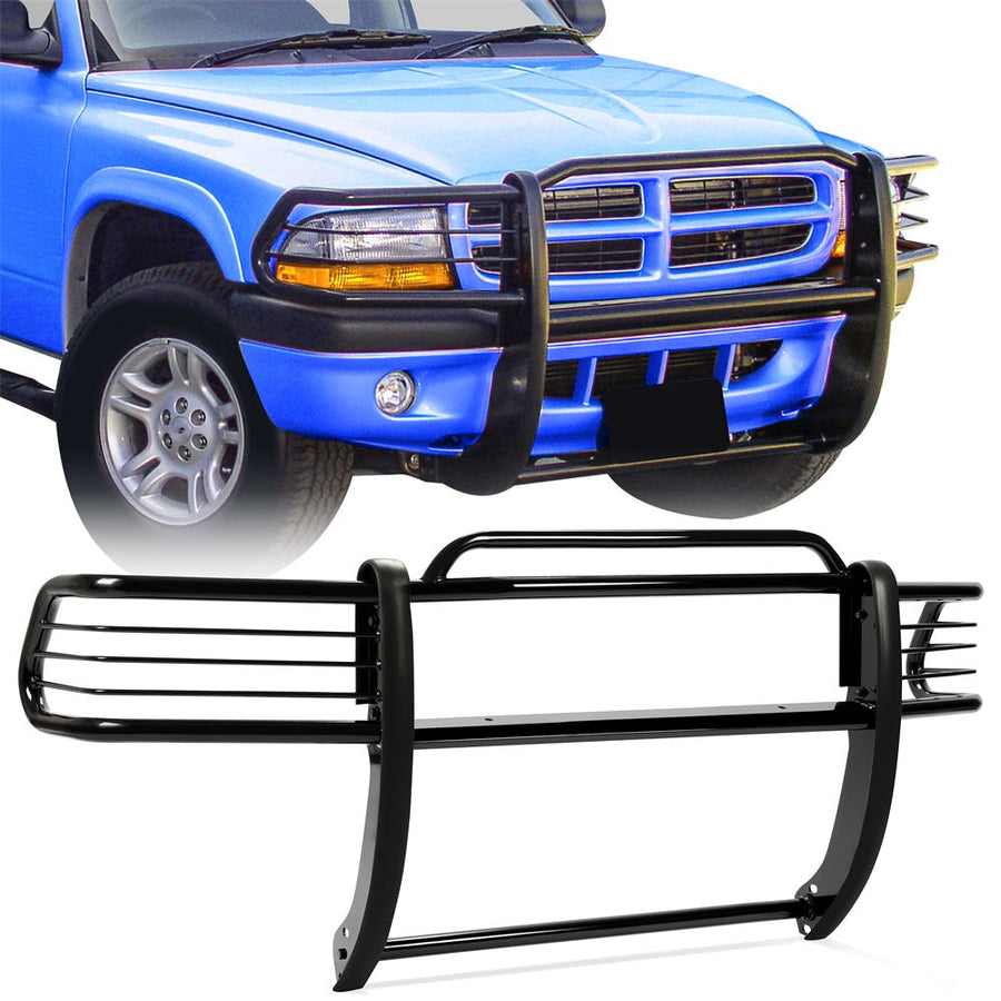 YIKATOO® Black Grill/Brush Bumper Guard Fits 1997-2004 Dodge Dakota -junior