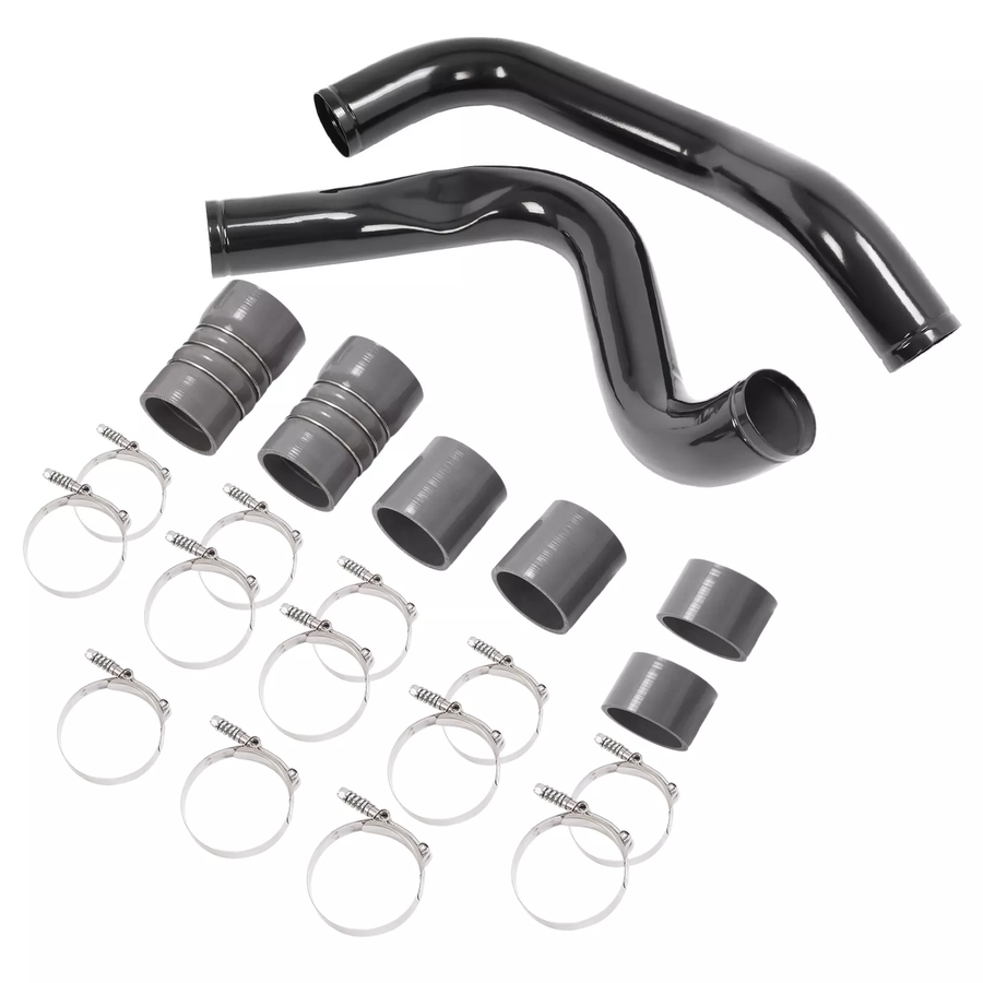 Intercooler Pipe Tube Hot Cold Side Kit For Ford 7.3L 99.5-03 Powerstroke Diesel-junior
