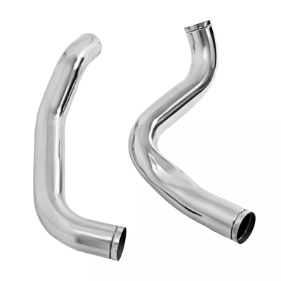 Polished 3 Inches Intercooler Pipes For Ford 7.3L 1999.5-2003 Powerstroke Diesel-junior