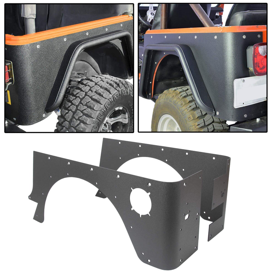 Side fender flares For 1997-2006 Jeep Wrangler TJ Rocker Guards