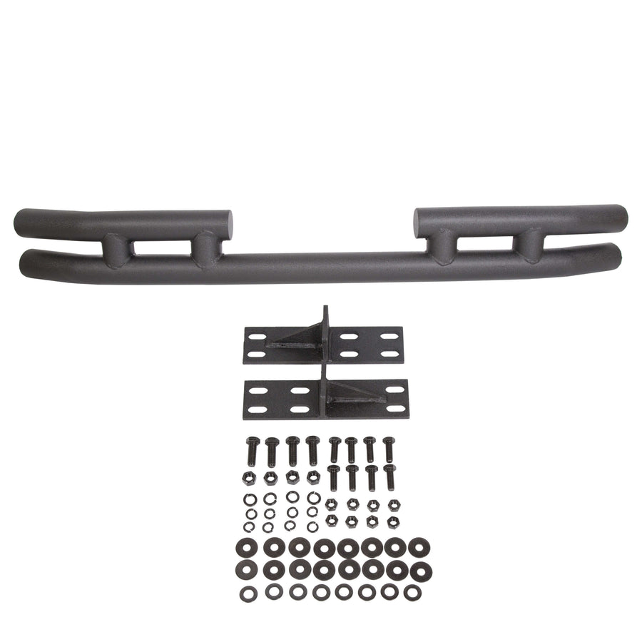 Trailer For Jeep Wrangler Black Double Tube Rear Bumper