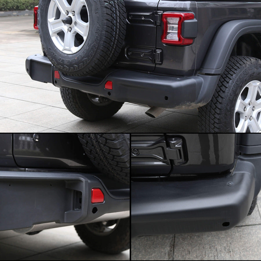 YIKATOO® Steel Rear Bumper for 2018-2020 Jeep Wrangler JL Rubicon - junior