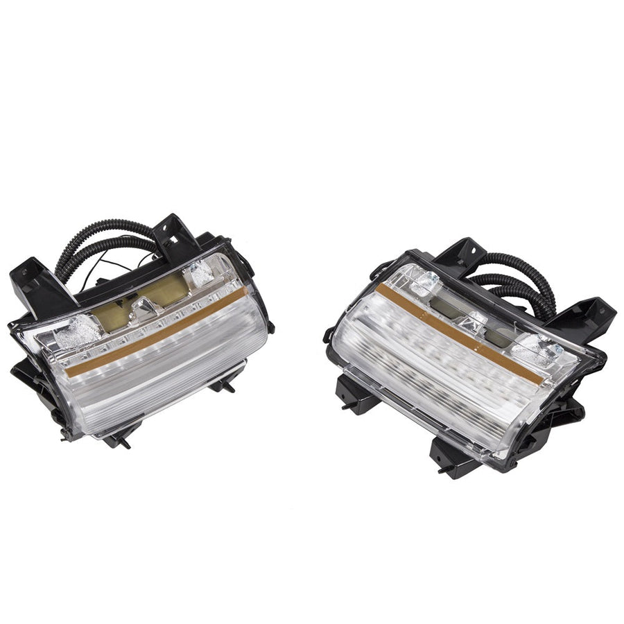 YIKATOO® Front Fender Flare Wheel Eyebrow Lights For 2018-2020 Jeep Wrangler JL -junior