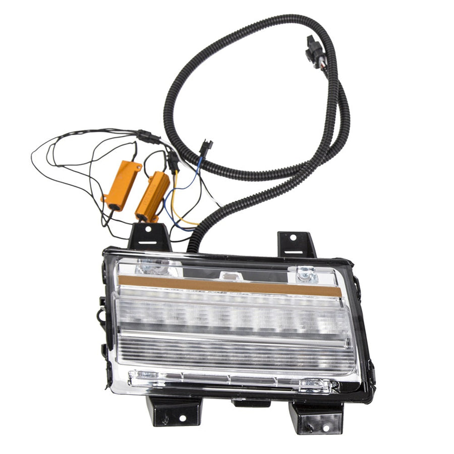 YIKATOO® Front Fender Flare Wheel Eyebrow Lights For 2018-2020 Jeep Wrangler JL -junior