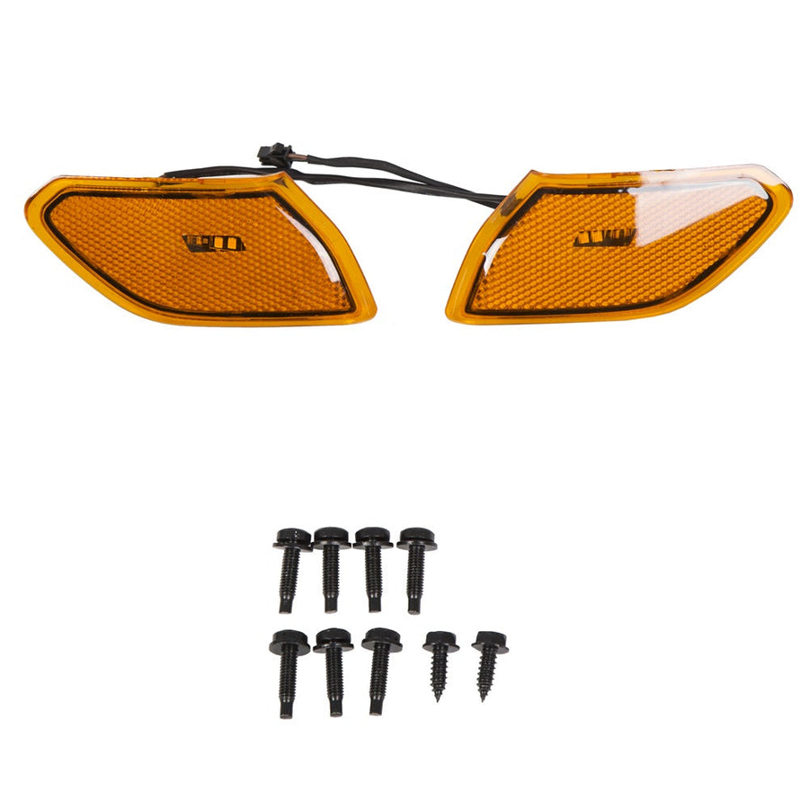 YIKATOO® Front Fender Flare Wheel Eyebrow Lights For 2018-2020 Jeep Wrangler JL -junior