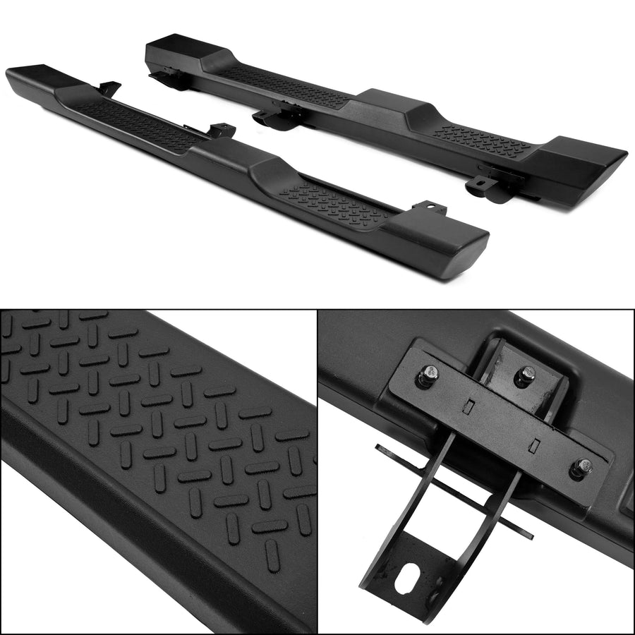 YIKATOO® Running Board Side Steps for 2007-2018 Jeep Wrangler JK Unlimited 4 Door - junior