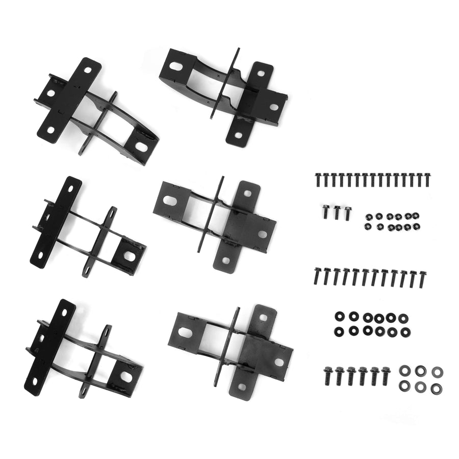 YIKATOO® Running Board Side Steps for 2007-2018 Jeep Wrangler JK Unlimited 4 Door - junior