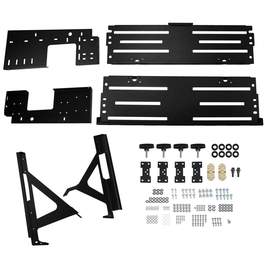 YIKATOO® Rear Foldable Luggage Storage Carrier Rack Steel For 2007-2018 Jeep Wrangler JK 4DR -junior