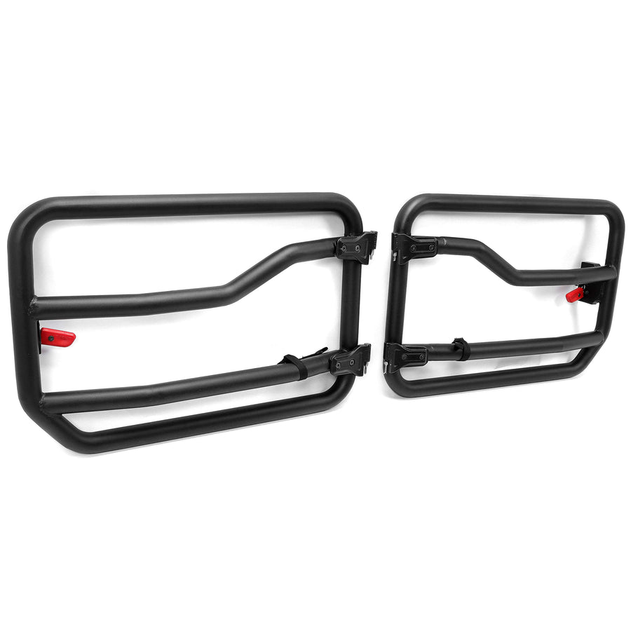 YIKATOO® Half Doors Front Tubular Tube Doors for 2018-2021 Jeep Gladiator & Jeep JL Wrangler -  junior