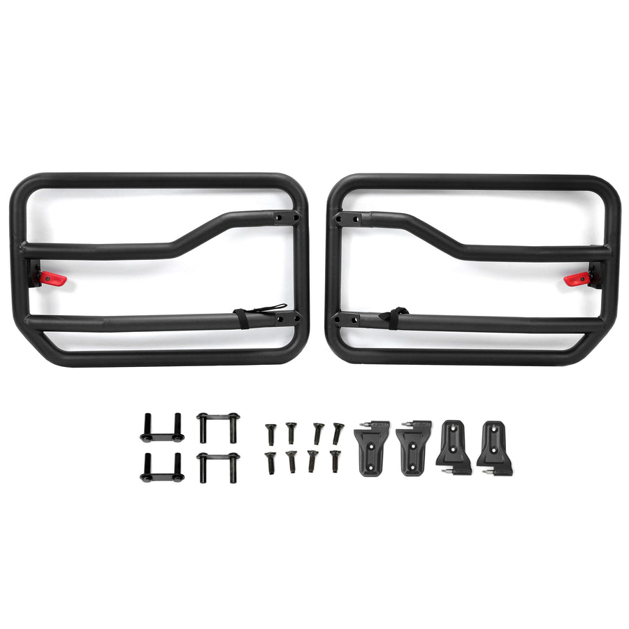 YIKATOO® Half Doors Front Tubular Tube Doors for 2018-2021 Jeep Gladiator & Jeep JL Wrangler -  junior