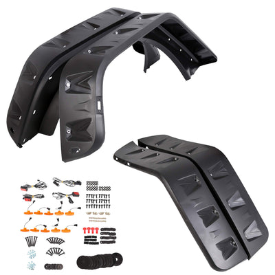 YIKATOO® Rivet Fender Flares for 2007-2018 Jeep JK Wrangler - junior