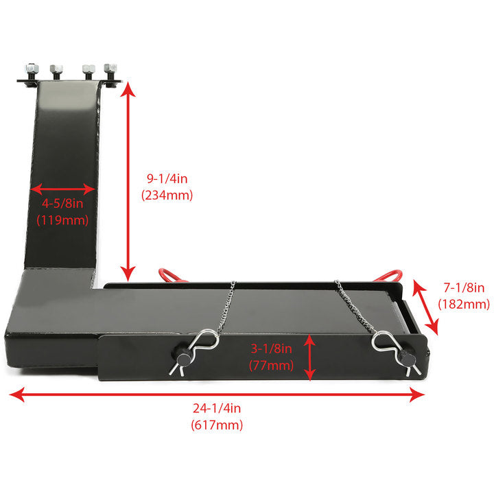 YIKATOO® Swing Out Tire Carrier Fit For HUMVEE M998 M1026 H1 Hummer Military M1123 M1097 -junior